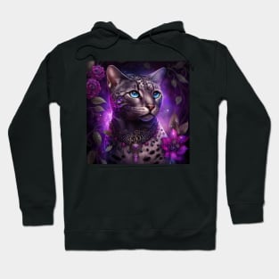 Shimmery Bengal Cat Hoodie